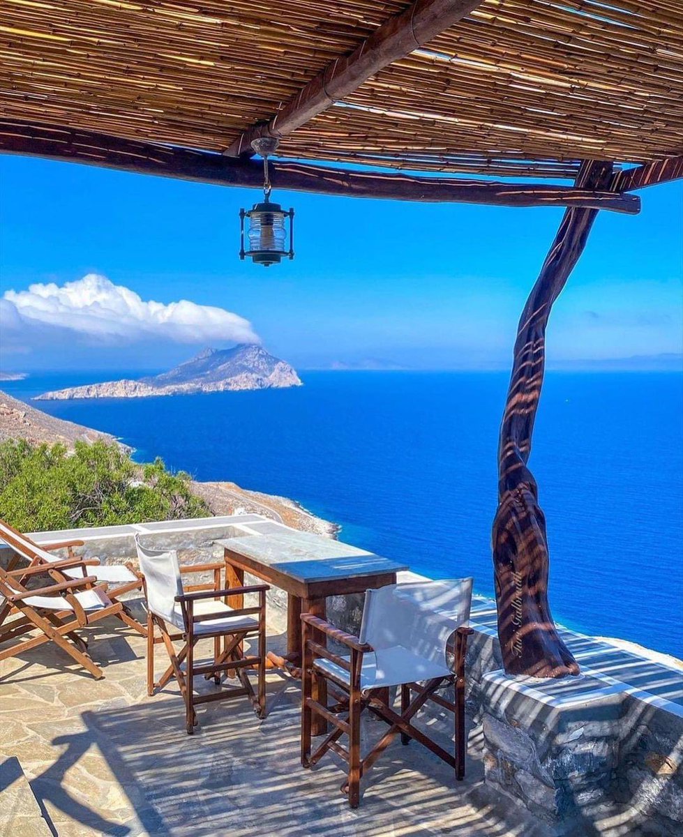 Time for an afternoon coffee.
Do you care to join?
By the way, Amorgos is the island!