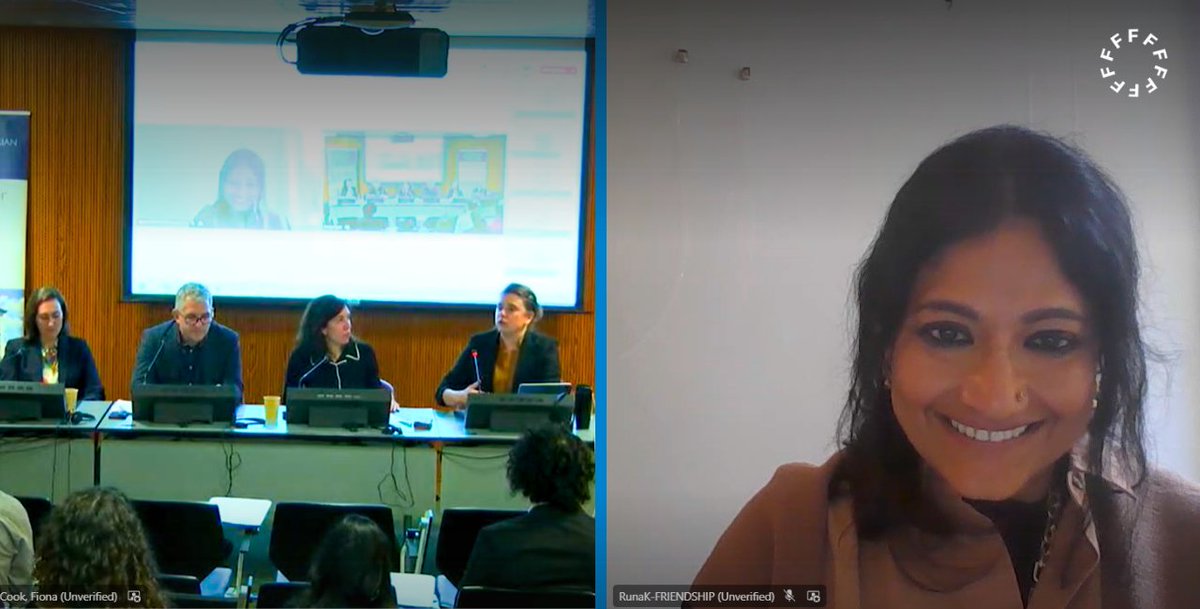 🔴𝗛𝗔𝗣𝗣𝗘𝗡𝗜𝗡𝗚 𝗡𝗢𝗪 @runakhan_ed 𝗟𝗜𝗩𝗘 at the session titled Enabling Local NGOs to Transition Towards Sustainable, Low Carbon and Resilient Operating Models: What Role for Humanitarian Donors and International Organizations? Join online at: teams.microsoft.com/l/meetup-join/…