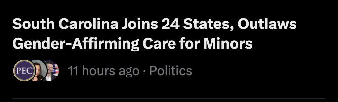 Um, @X, this is not accurate. The legislation must receive a concurring vote from the @SCHouseGOP and, assuming it does, be signed by @HenryMcMaster. Those things are likely to happen - and should happen - but they haven't happened yet. #SCStateHouse #SCPolitics