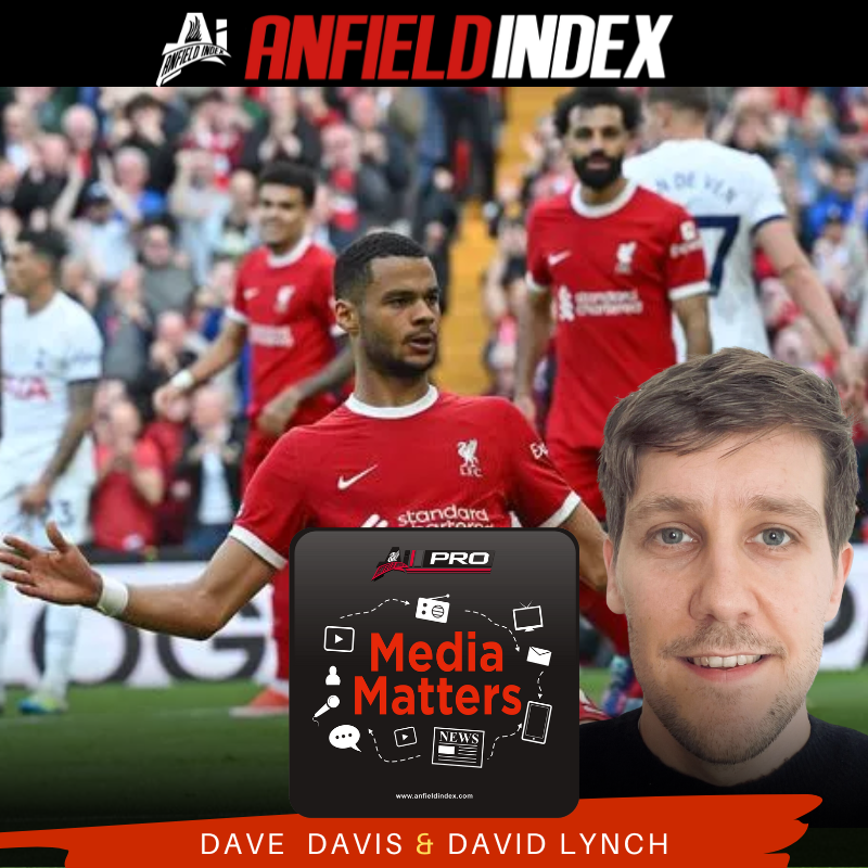 Spurs In The Sunshine and Cloudy Issues - #MediaMatters

@DaveD0106 is joined by @dmlynchlfc to discuss all things #LFC

Listen Now: anfieldindex.com/podcasts