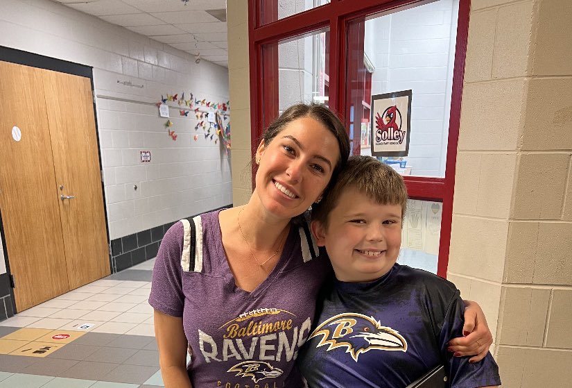 Ravens for the win with “wear your favorite sports gear”