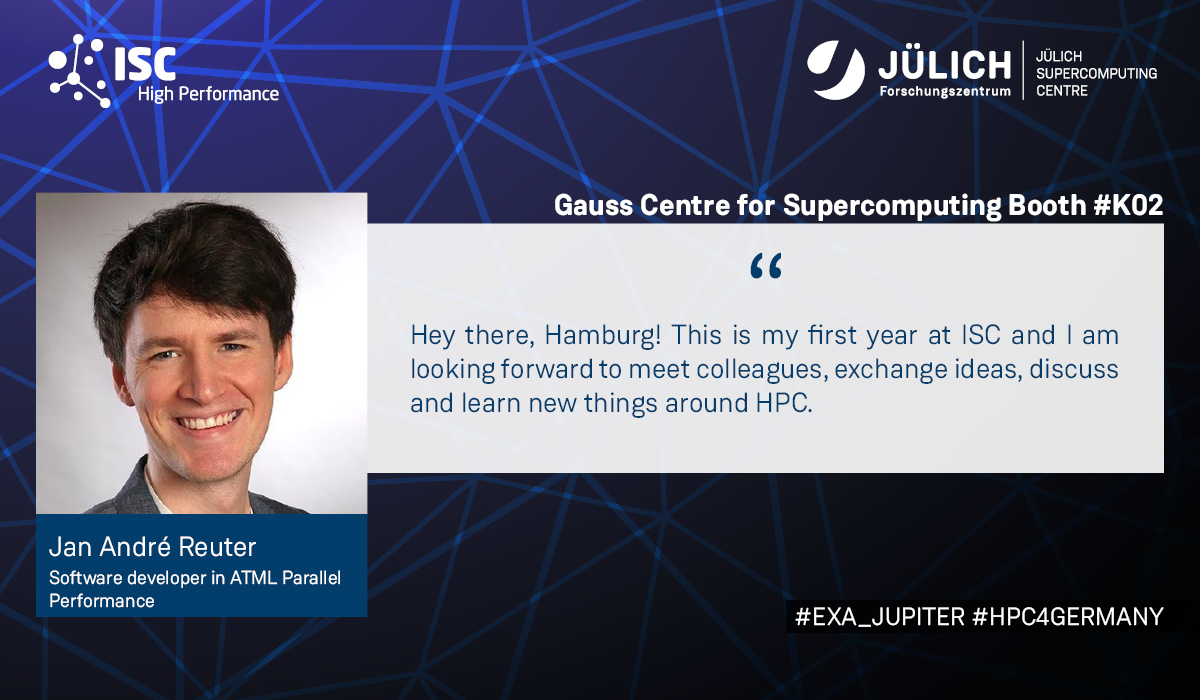 Meet our experts at #ISC24 Jan André Reuter is one of the software developers working on the Score-P instrumentation and monitoring infrastructure. His research is focused on performance analysis of OpenMP and accelerators in general. 💡app.swapcard.com/widget/event/i…