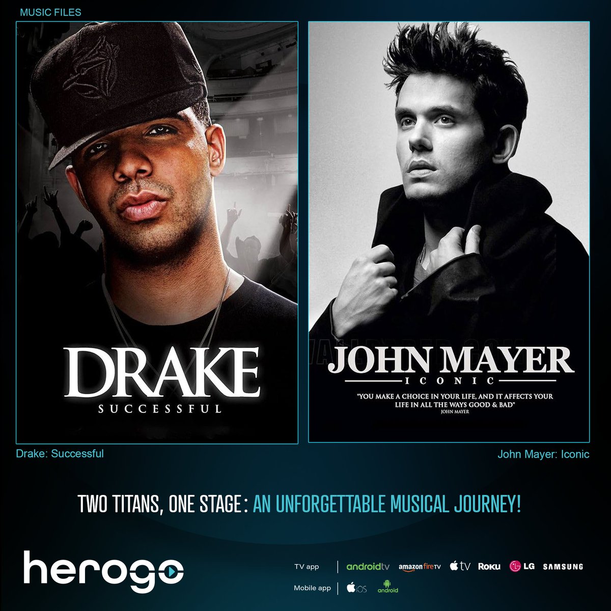 🎵 Celebrate the talent 🎤🎸 and passion for music of two incredible artists with these documentaries. Now streaming. On Herogo! 🔥

#musician #documentary #musicianlifestyle #musicicon #singers #freemoviestreaming #gostream #StreamingNow