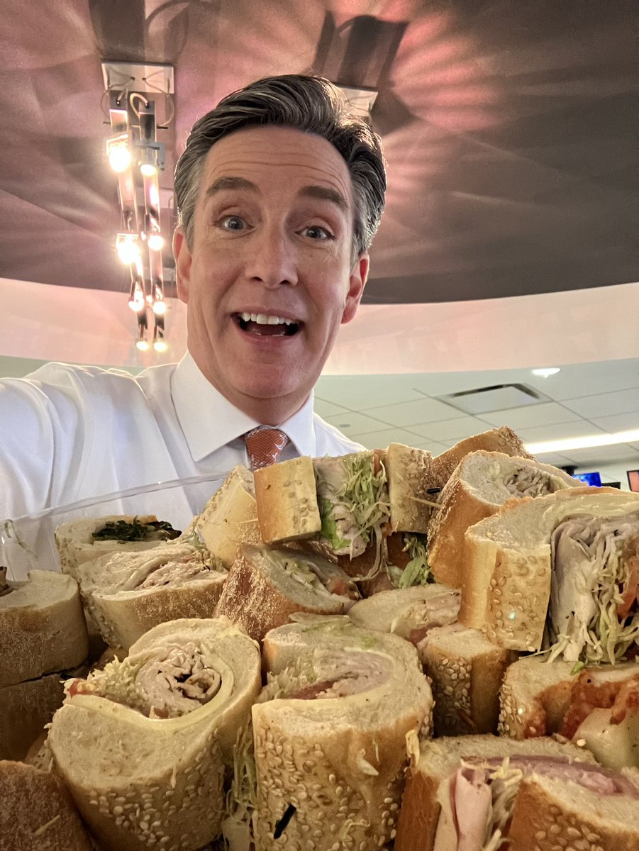 Yesterday was National #HoagieDay … but @PrimoHoagies thought it was worth celebrating for a second day!  #GoodStuff  just arrived in the newsroom.