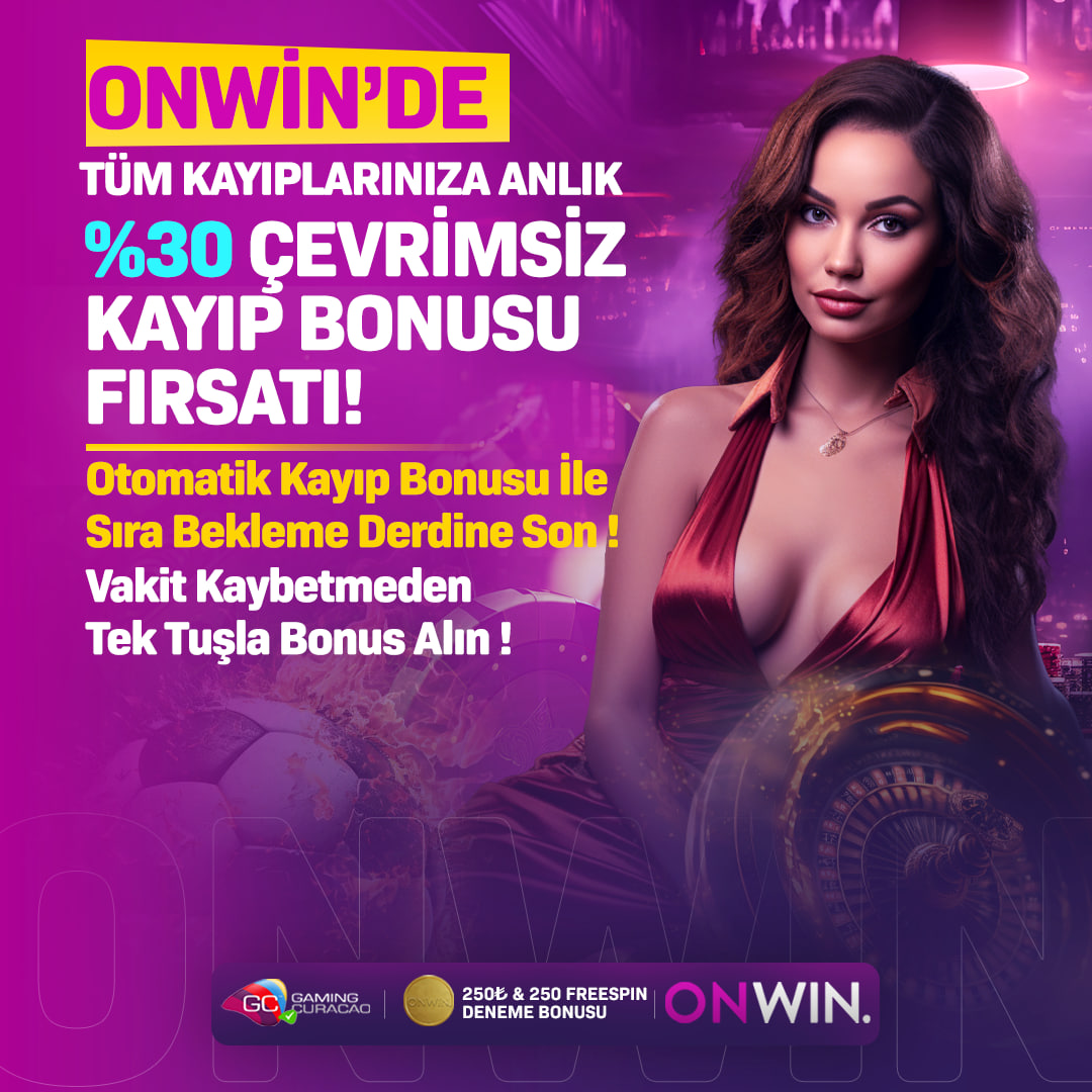 😱 ONWIN'DE TÜM KAYIPLARINIZA ANLIK %30 ÇEVRİMSİZ BONUS FIRSATI ! 💰 %30 KAYIP BONUSU İLE SON SÖZ DAİMA SENDE ! ✅ ÖNEMLİ NOT: %30 Kayıp Bonusu Tamamen Çevrimsizdir, Oyunlara Katılmadan Direkt Çekim Yapabilirsiniz. 😀 Giriş: cutt.ly/onwingunceladr…