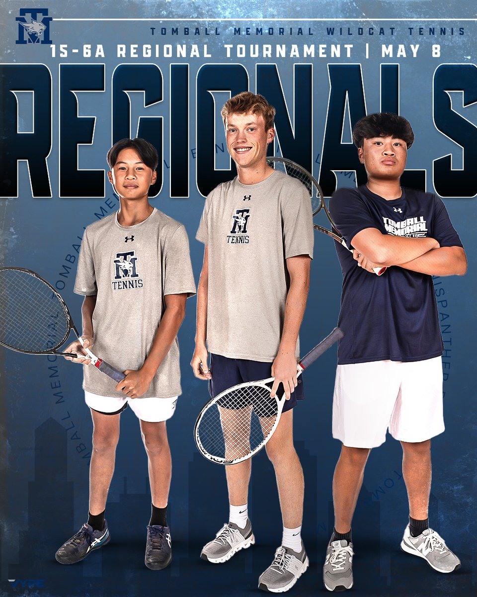 🎾REGIONALS 🎾 Here are the teams representing TMHS: Boys Doubles : Brady Enstrom & Ben Vo Boys Singles : James Vo Please cheer them on as they head out to Waco, TX later this week! #WILDCATS #LetsGo @TISDTMHS @TISD_athletics
