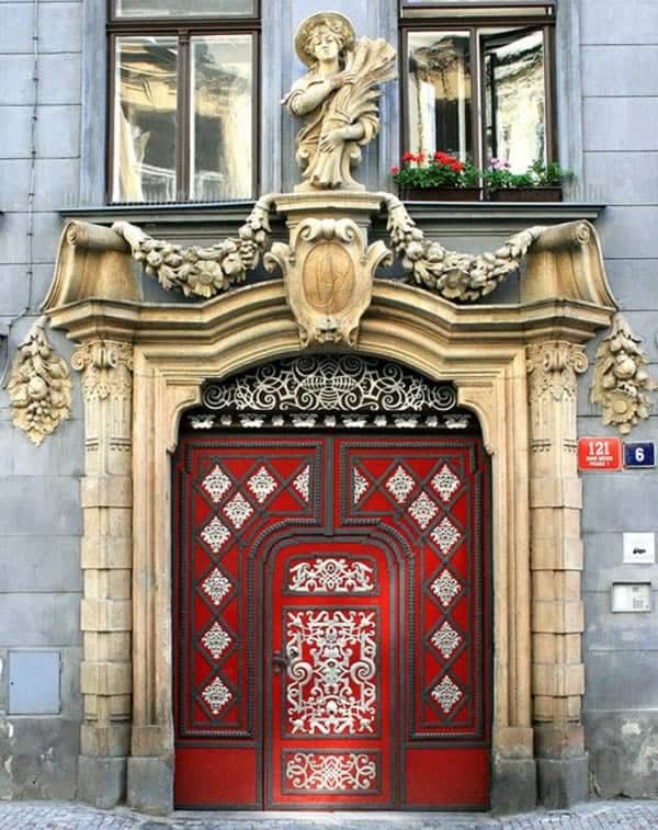 A Visual Journey Through the Most Unique and Captivating Front Doors Which one is your favorite? A thread ... 1. Red door in Prague