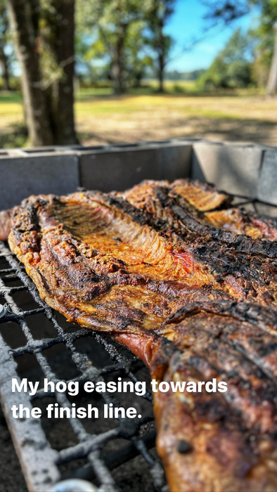 TONIGHT on the NEW SERIES PREMIERE of Life of Fire, join Pat Martin of Martin's BBQ Joint, and learn his 30-hour process of cooking a whole hog in Corinth, Mississippi. 

ALL NEW SERIES PREMIERE TONIGHT AT 9 PM ET. 

#FindYourAdventure #bbq #livefire #livefirecooking #wholehog