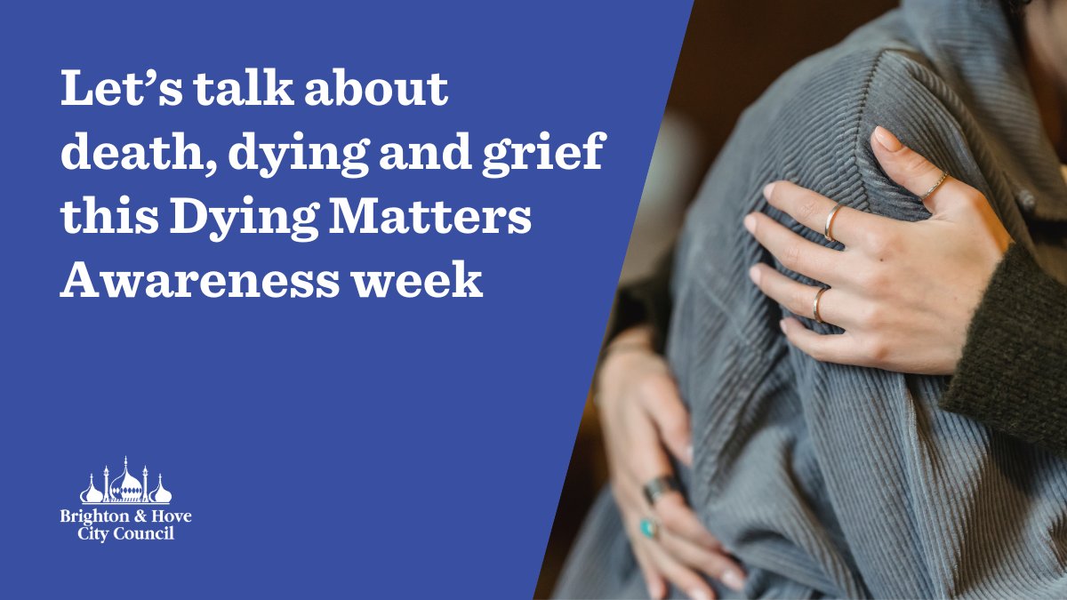 It's #DyingMattersAwarenessWeek! 🌻 We’re encouraging Brighton & Hove to get talking about death, dying and grief in whatever way, shape or form works for you this week. Take a look at talks and exhibitions we're hosting 👉 ow.ly/PH2e50Ruxaq
