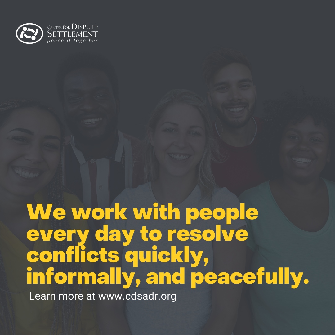 The Center for Dispute Settlement specializes in fostering harmony through quick, informal, and peaceful conflict resolution methods. 🕊️ 

We are here to help navigate challenges together, foster understanding, and build stronger communities. #PeacefulResolution #ConflictTran...