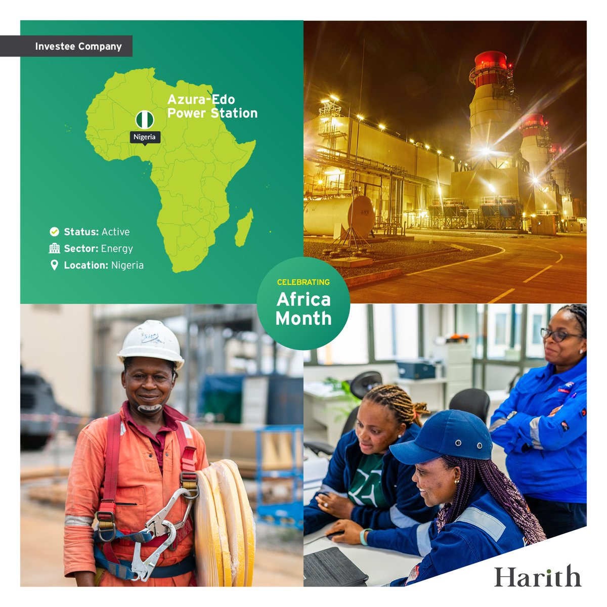 We are proud to invest in African infrastructure, including Nigeria! The Azura-Edo IPP in Benin City showcases our dedication to sustainable energy solutions. Generating 461MW, it's among Nigeria's top power contributors, supplying 8% of the national grid. #AfricaMonth #Nigeria
