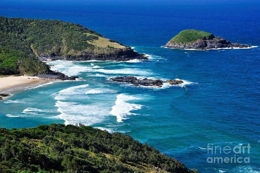 #Picturesque #Australian #Beach - #Coastline Print by Kaye Menner #Photography Quality #prints lovely #products at: bit.ly/3QB6XaT #Art #BuyIntoArt #AYearForArt #Artist