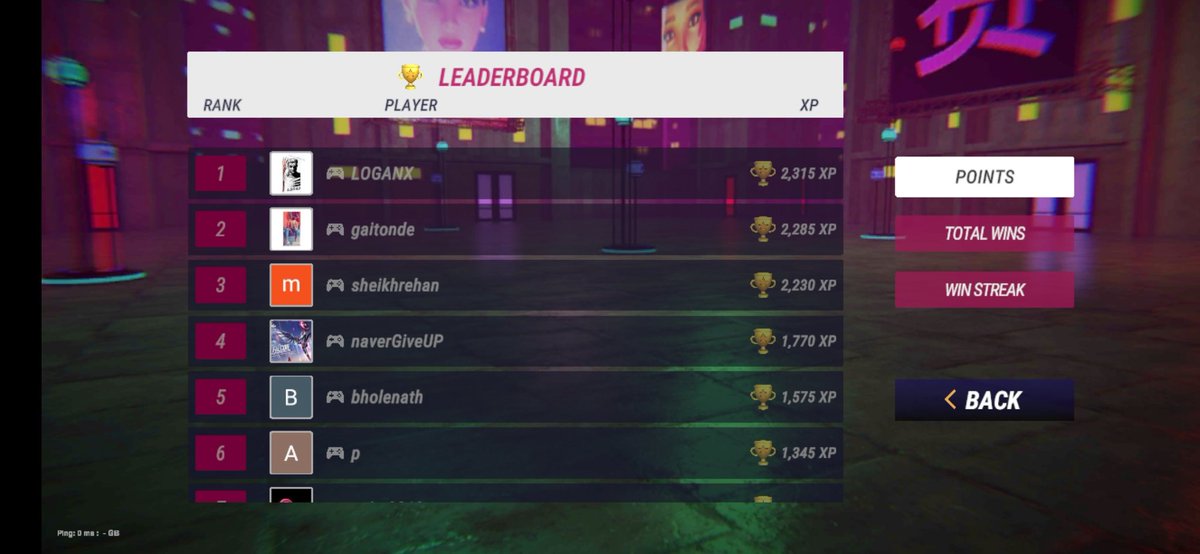 🎉 The competition has officially ended! 🏁 Congratulations to all the winners who battled their way to the top! 🥳🏆 To the top 5 players on the leaderboard: 🥇🥈🥉 Please email us at hello@gami.me using the email address connected to Knockout Wars. #PlayToEarn