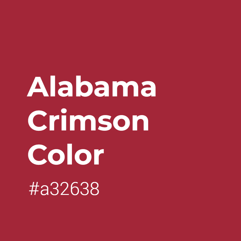 Alabama Crimson color #a32638 A Cool Color with Brown hue! 
 Tag your work with #crispedge 
 crispedge.com/color/a32638/ 
 #CoolColor #CoolBrownColor #Brown #Browncolor #AlabamaCrimson #Alabama #Crimson #color #colorful #colorlove #colorname #colorinspiration