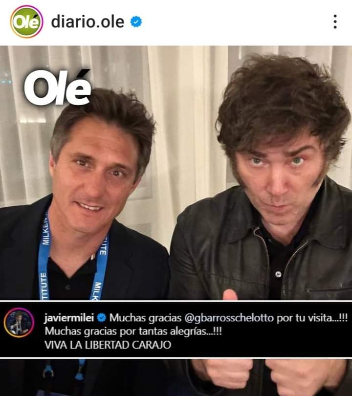 Volvió a parir la abuela! El que está con el enemigo del Pueblo, está contra el Pueblo! Clarita la cosa! Se sumó a Tévez y a Palermo.