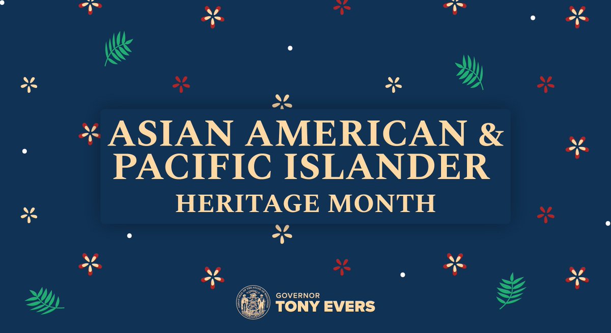 Each May, we celebrate Asian American and Pacific Islander Heritage Month to recognize the abundant contributions of Asian Americans, Native Hawaiians, and Pacific Islanders throughout the country, including right here in Wisconsin. Happy #AAPIHeritageMonth, Wisconsin!