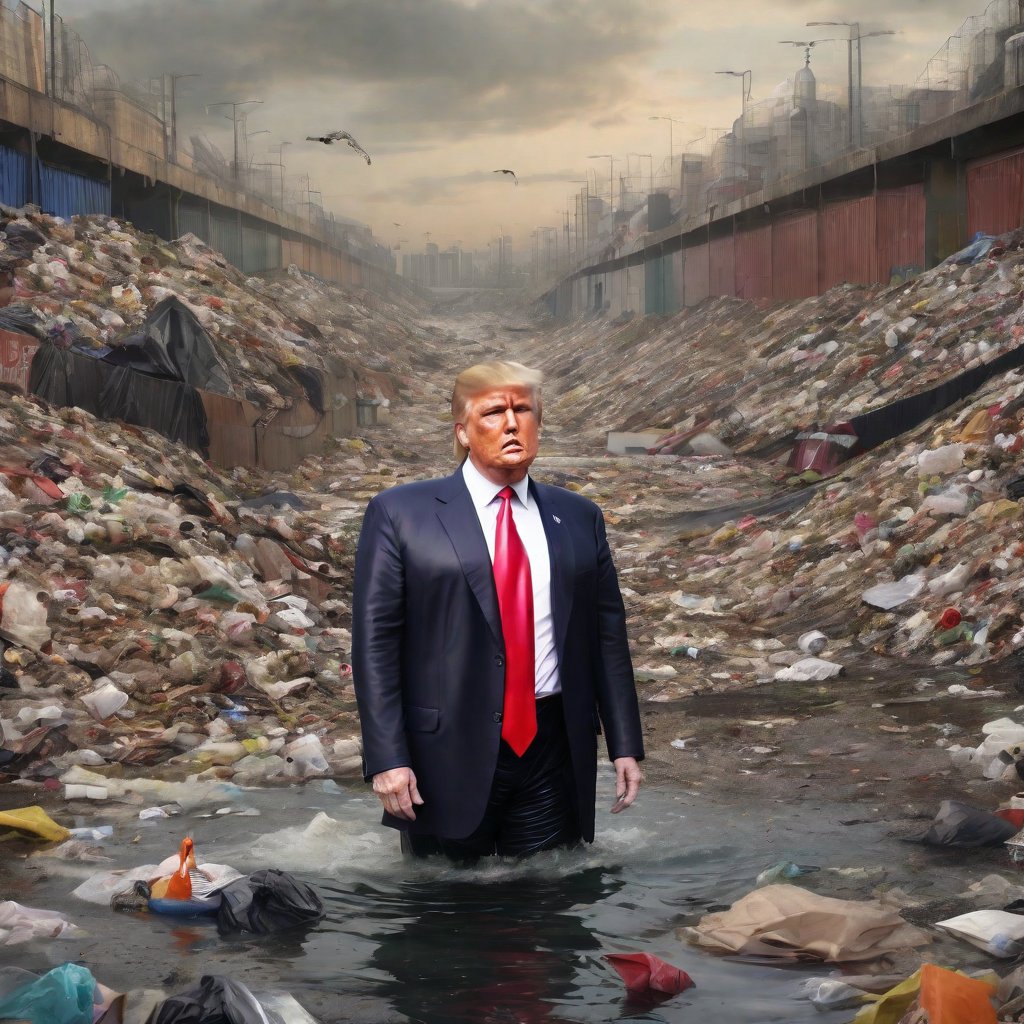 #Trump never drained the swamp. He just filled it in with toxic waste. 'I have the best toxicity. Nobody has better toxicity.'