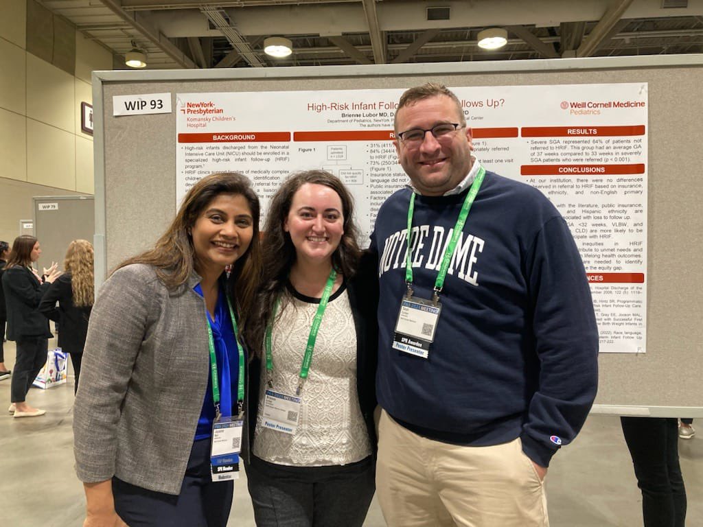 Future neonatologist Dr. Brienne Lubor, pediatric resident @WCMpeds looking at factors for high-risk infant follow-up clinic attendance. @jayasreenairneo @seanmcullen @PASMeeting 🇨🇦