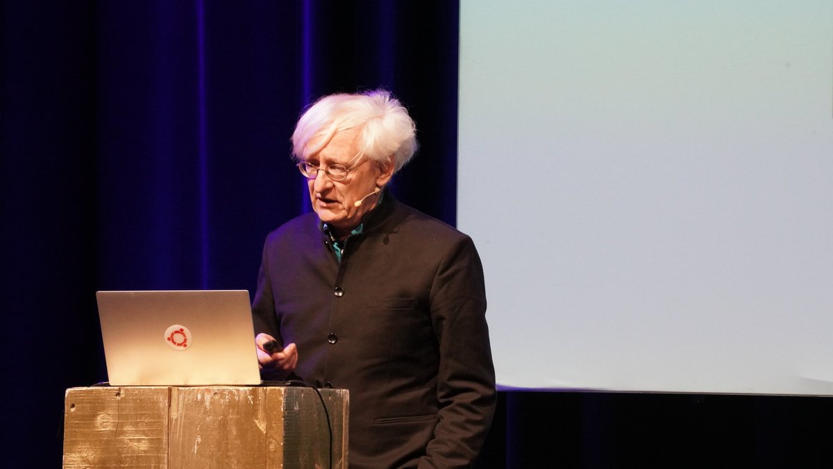 gosimfoundation's tweet photo. At the Opening of  GOSIM 2024 Europe, Steven Pemberton gave us a grand keynote speech on the topic of The End of the Paper Internet. We interviewed Steven after the keynote. The interview article and video will be released soon, so stay tuned. #GOSIM 2024 Europe #RustNL 2024 https://t.co/nw3hVbCpVN