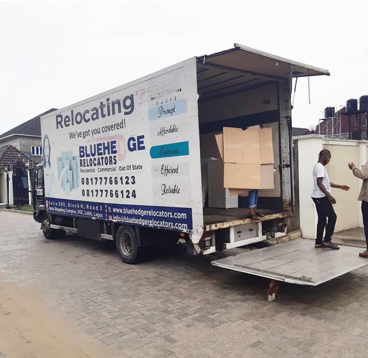 Hello! If you're considering relocating your property interstate or if your company is planning to move its assets to a new location, feel free to reach out at 08134458445 ( Chioma)Bluehedge Realtors/Relocators.
We have offices in Lagos, Port Harcourt,  Abuja and Uyo. Thank you🙌