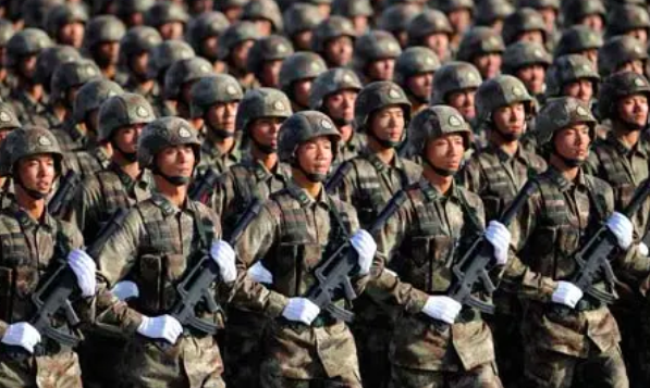 China is vastly underreporting its military budget, per American think tank AEI. China's 2022 military budget balloons to an estimated $711 billion. That is triple Beijing's claimed topline and nearly equal with the United States' military budget that same year ($742 billion).