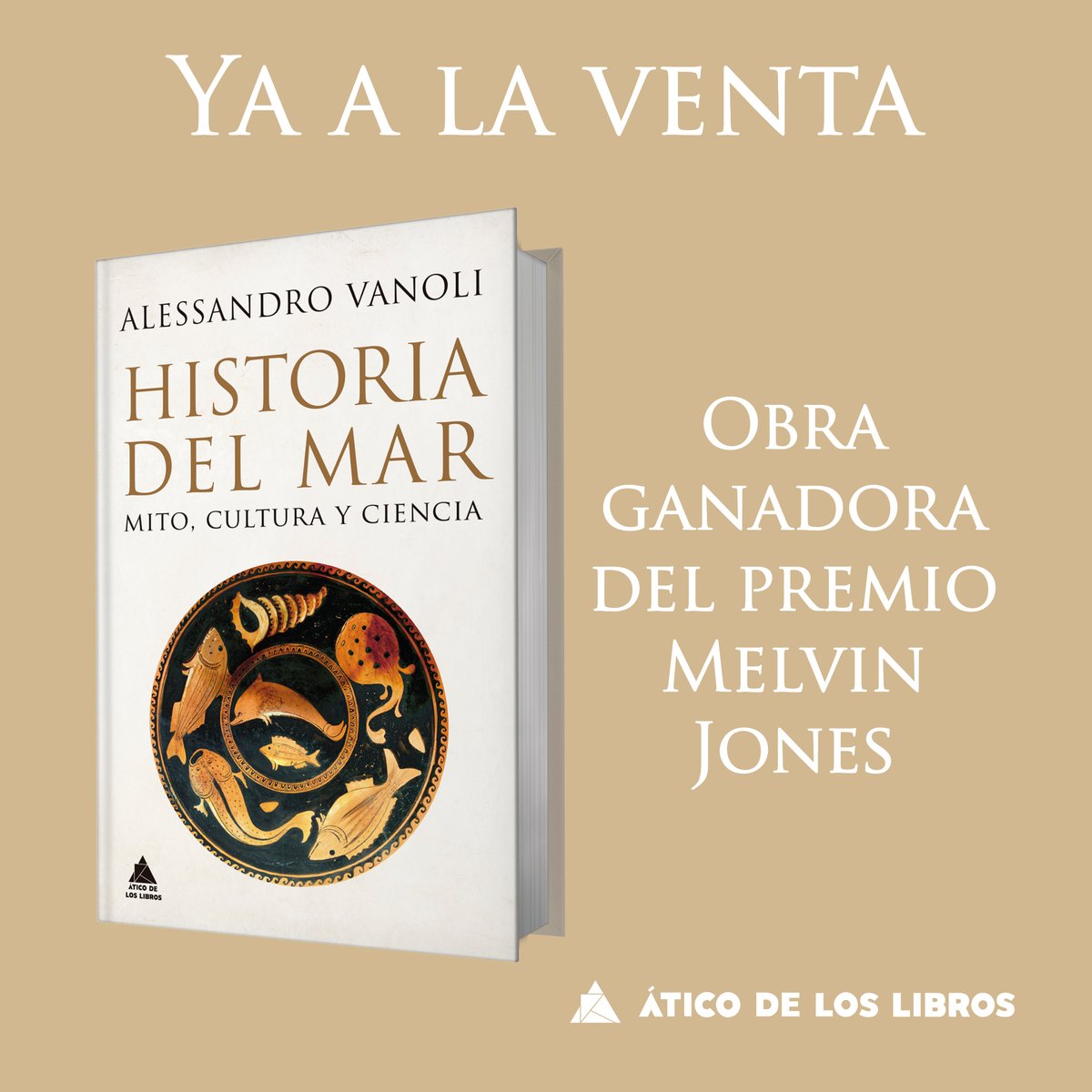 Ya está en librerías 'Historia del mar', del historiador italiano Alessandro Vanoli 📚 Un libro imprescindible para conocer la historia completa del mar desde los orígenes de la vida hasta el mar del presente 🌊✨ ¡Descúbrelo! #Aticodeloslibros #historiadelmar @udllibros