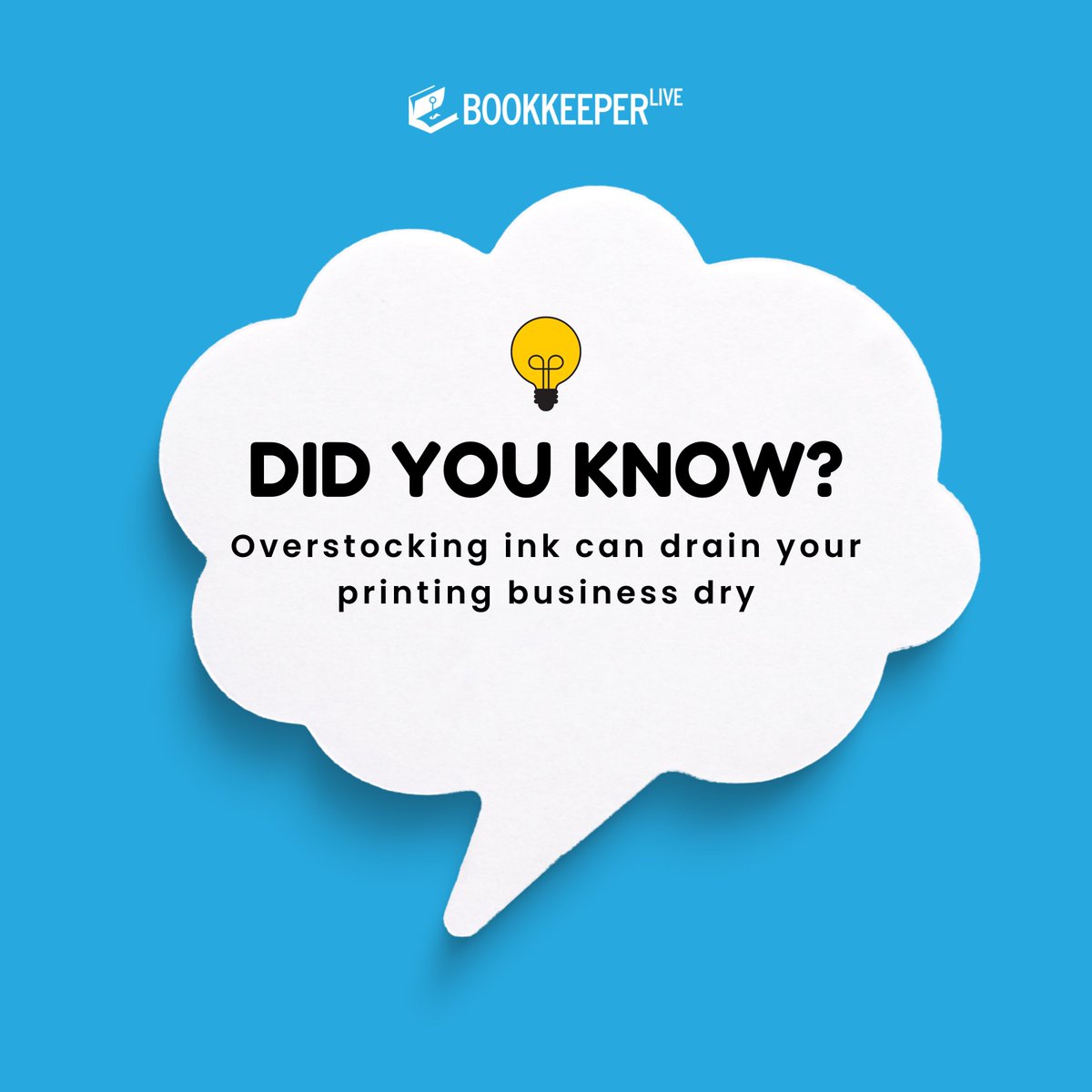 #DidYouKnow that holding onto excess inventory can be a major drain on your #printing business's profits?

To know more visit  - shorturl.at/djUX1

Follow - @bookkeeper_live 

#DidYouKnow #inventorymanagement #printingindustry #finance #usatax #bookkeeperlive #USA