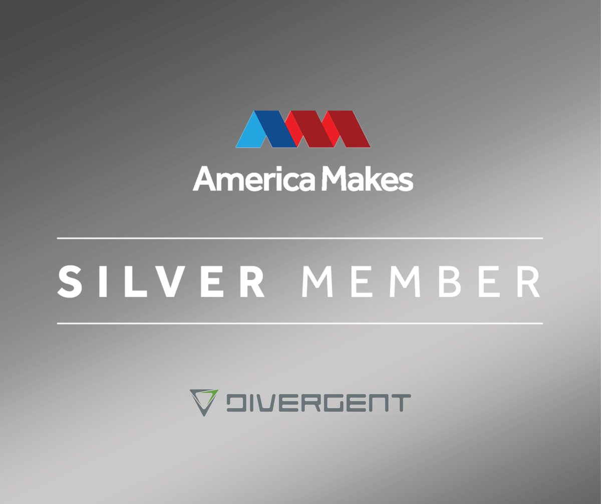 On this #MemberMonday we welcome our newest Silver #AMmember, Divergent Technologies, Inc.. Take a moment to explore how they are reshaping the #additivemanufacturing industry at divergent3d.com. #innovation #technology #network #AmericaMakes