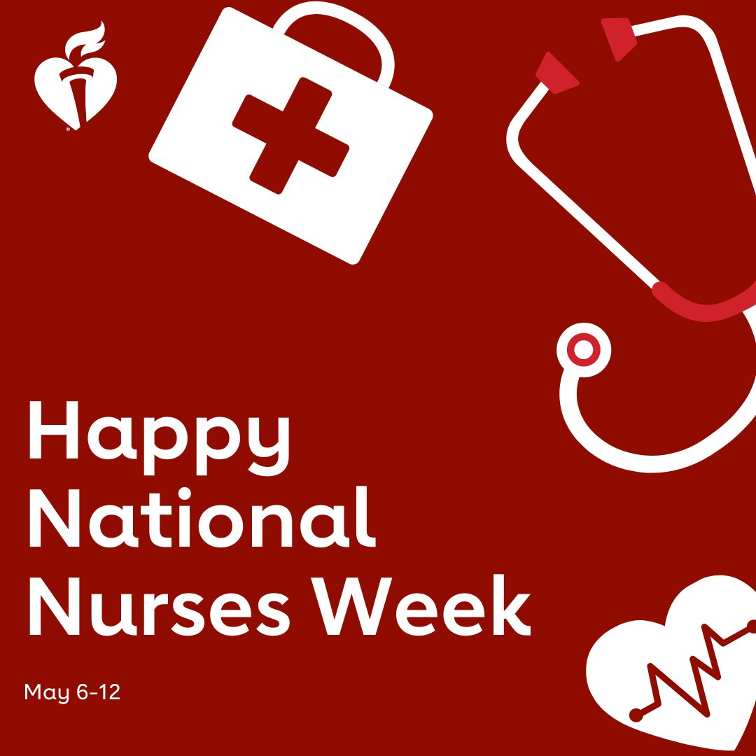 Happy National Nurses Week! We are so grateful for all that you do for our community and recognize the sacrifices you make to take care of us and our loved ones! #NationalNursesWeek