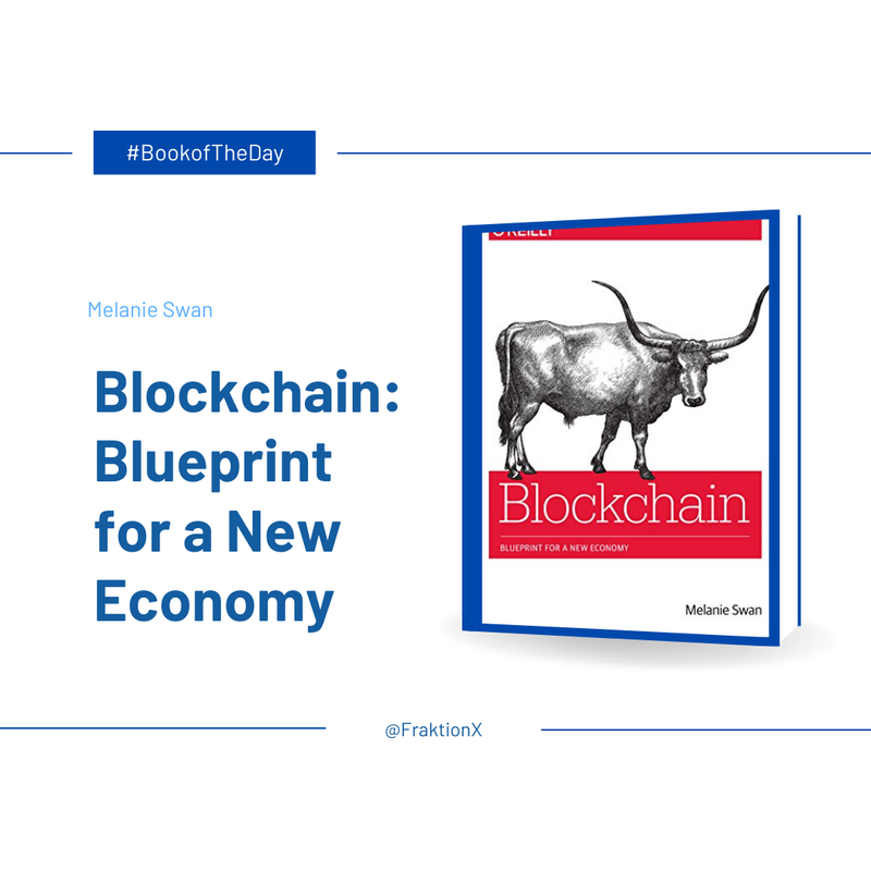 ownafraktion's tweet photo. Just finished reading "Blockchain: Blueprint for a New Economy" by Melanie Swan.

It's an eye-opener on the potential of blockchain beyond just cryptocurrency.

#Blockchain #TokenInnovation #DigitalAssets #Decentralization #CryptoInnovation #Security #VotingSystems https://t.co/hNTGJNWoxj