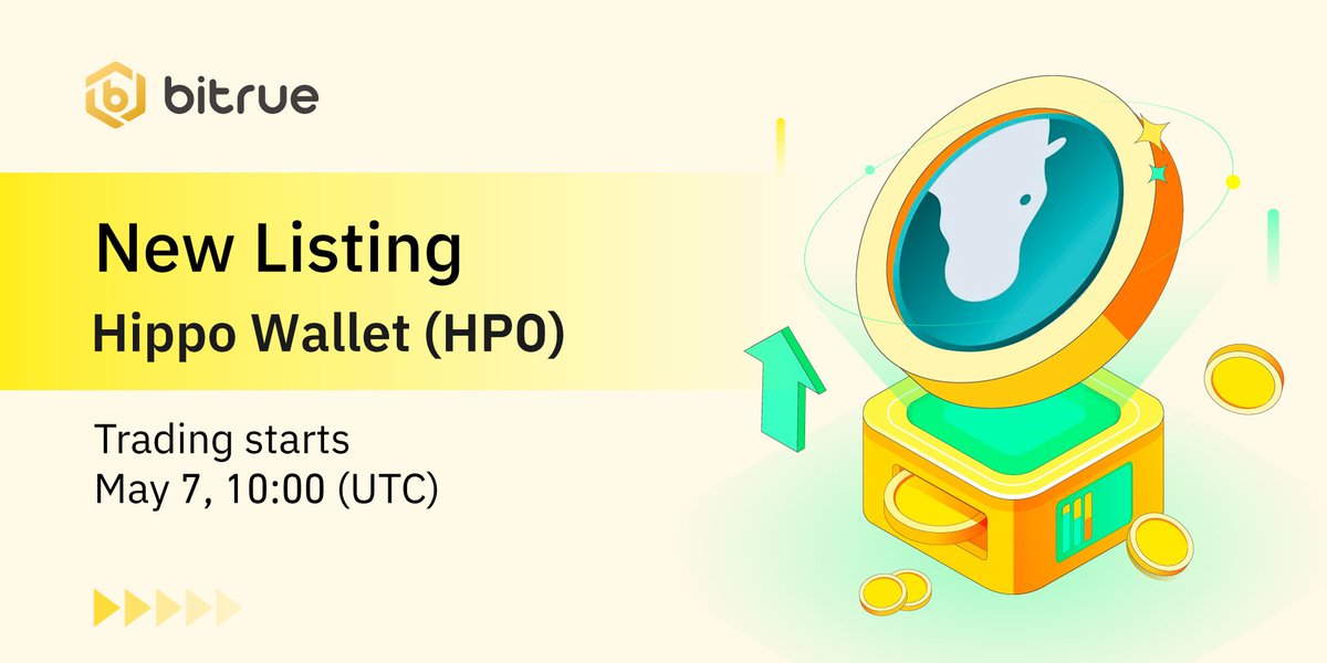 🚀 $HPO has soared through the #BTRvote and is gearing up to hit the spot trading scene on #Bitrue.
 Get ready for action-packed trading as:

🔹 Deposit: Now open! 
🔹 HPO/USDT trading begins: May 7, 10:00 UTC

Details 👉support.bitrue.com/hc/en-001/arti.
#blockchain