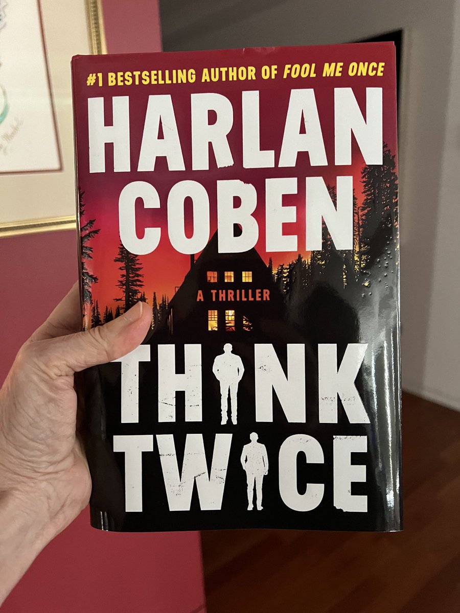 Look what I just got from my friend ⁦@HarlanCoben⁩ Can’t wait to dive in!