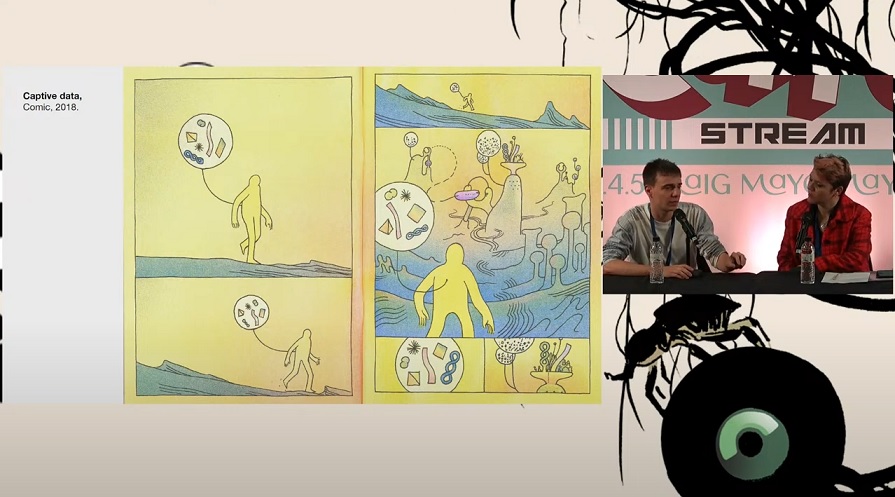 #comics Dos meses después, el historietista Iván McGill habla en el #42comicBCN sobre su proyecto 'El jardín de datos', realizado en Lyon BD, gracias a la beca Comic Barcelona que le concedieron. Muy interesante (a partir del min 2:10:35): youtube.com/watch?v=1W--3i…