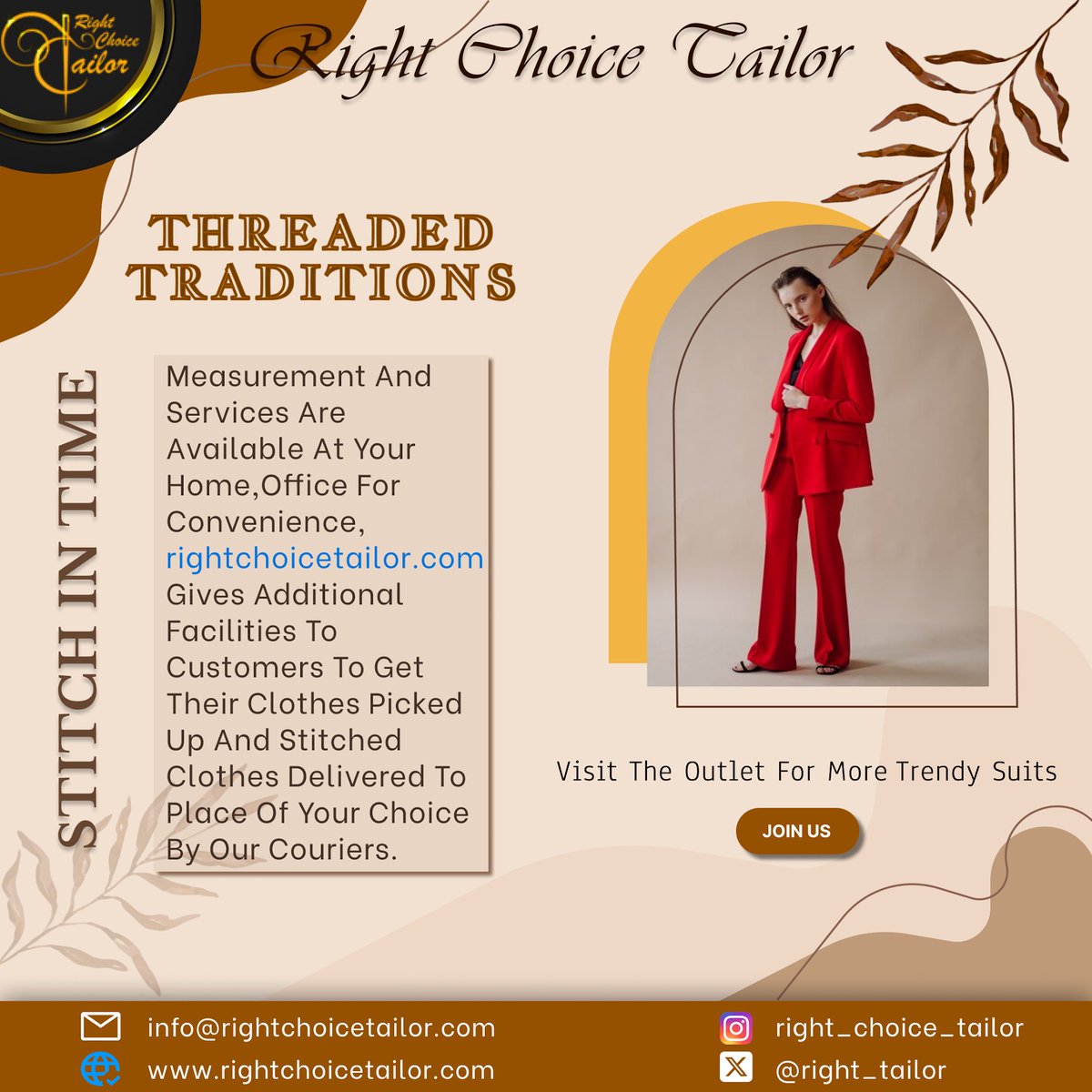 Creative director with thread traditions🪡#rightchoicetailor #instagram #fashionlover #fashionaddict #fashionshow #fashionmodel #fashionillustration #handmade #fashionblog 

Visit: rightchoicetailor.com