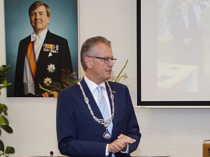 Burgemeester Gerrit Jan Gorter van Zeewolde kondigt vertrek aan lokaleomroepzeewolde.nl/zeewolde-nieuw…