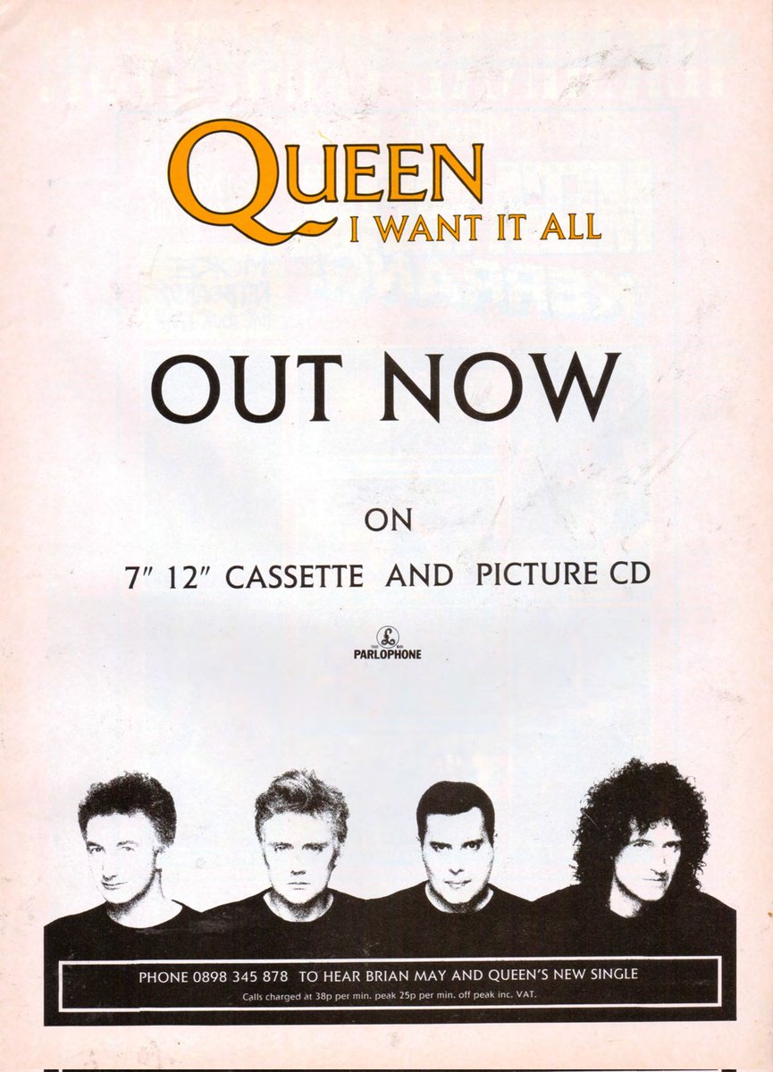 May 6, 1989 

KERRANG ADVERTS: QUEEN