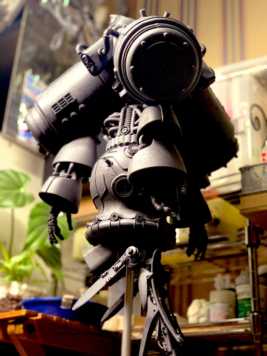 hamama_kaworuru's tweet image. GWのお休みも今日で終わりということで
今日は一気に進めよう

と思ってたけど気分が乗らず…orz

でもだいたいフォルム出たから良しとす

＃左手

#mixingbuild
#scratchbuild