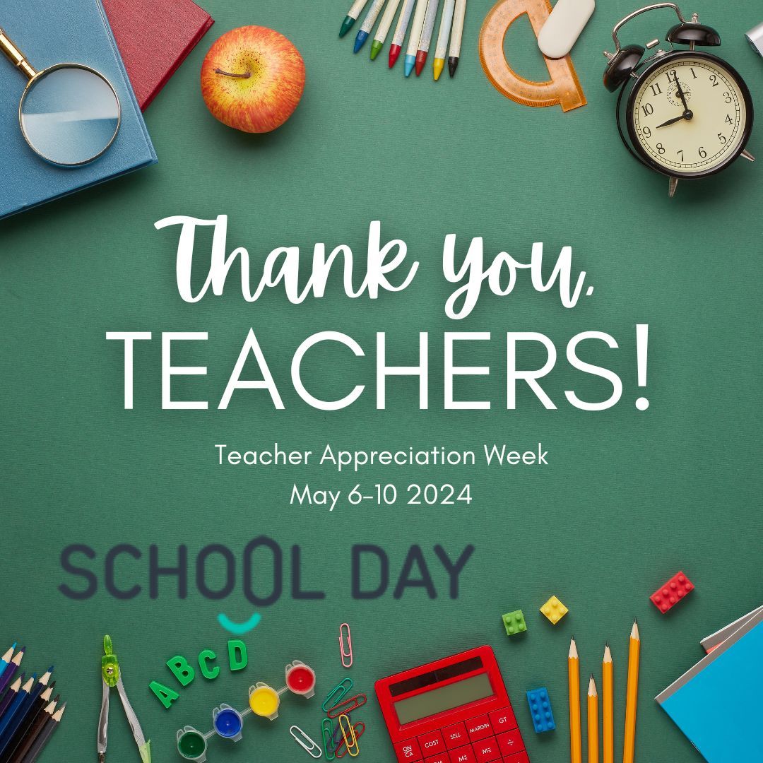 As Teacher Appreciation Week begins, let's celebrate the educators who empower students to reach their full potential and make the world a better place. Thank you for your unwavering commitment! 🍎💫 #ThankATeacher #EduChampions