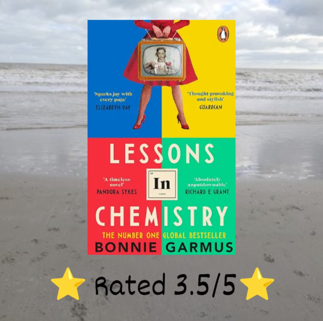 #bookreview for #lessonsinchemistry by #bonniegarmus The writing was emotive and thought provoking. I did however expect it to be a bit lighter than it was. I liked the main character and her personality. I loved how she kept going no matter what was thrown at her. Rated 3.5/5