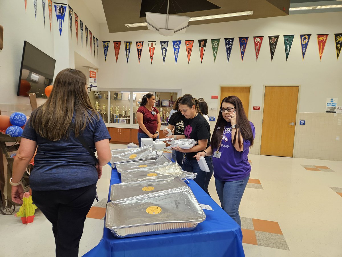 Kicking off our Teacher Appreciation Week with breakfast for our un-Burrito-able Educators! Thank you for all that you do!! #RelentlessRattlers