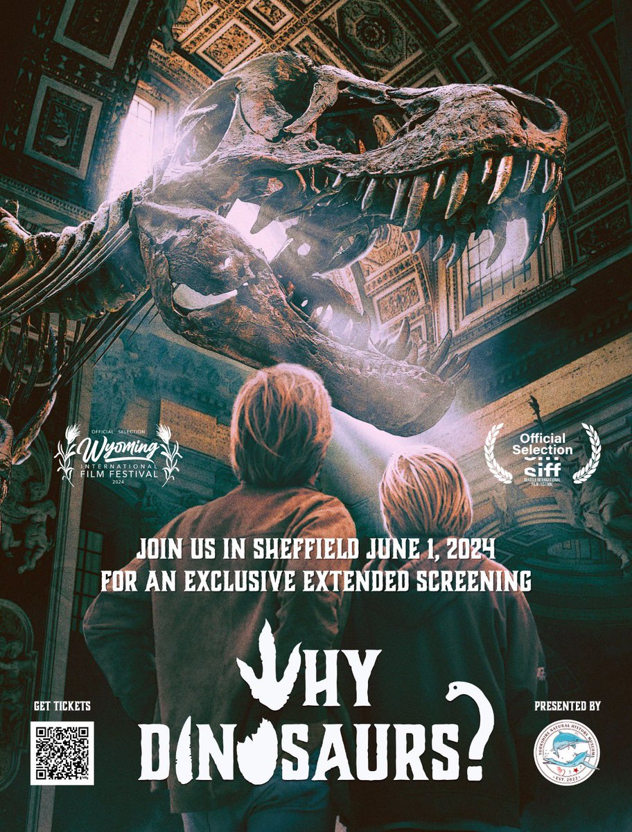 Exciting Hollywood dinosaur documentary coming to Sheffield! 🎬🦕

WHY DINOSAURS? will be screening its exclusive extended version at the Showroom Cinema. 📽️

Be sure not to miss out and book your tickets using the link below.👇
eventbrite.com/e/why-dinosaur…