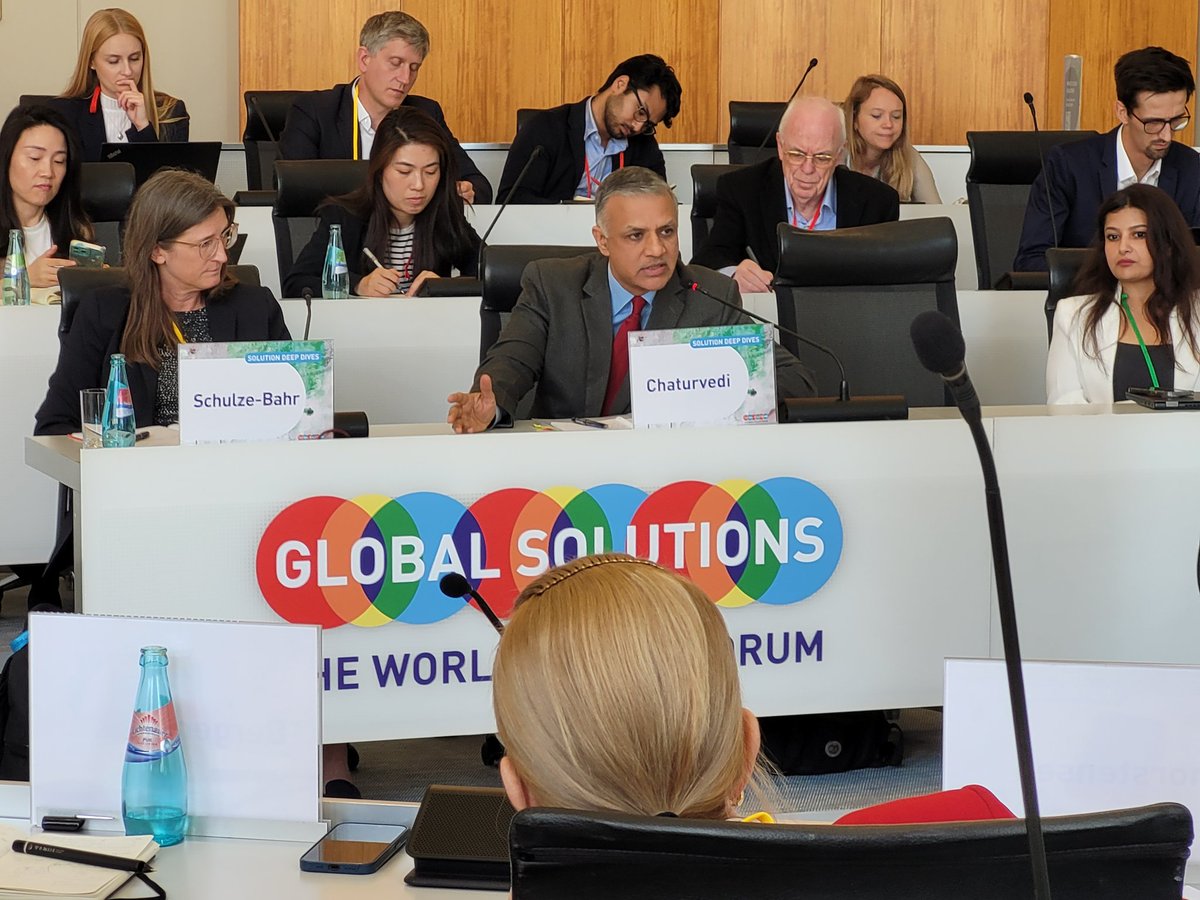 Prof @Sachin_Chat making his remarks at the Trade and Investment session at the @glob_solutions Summit in Berlin