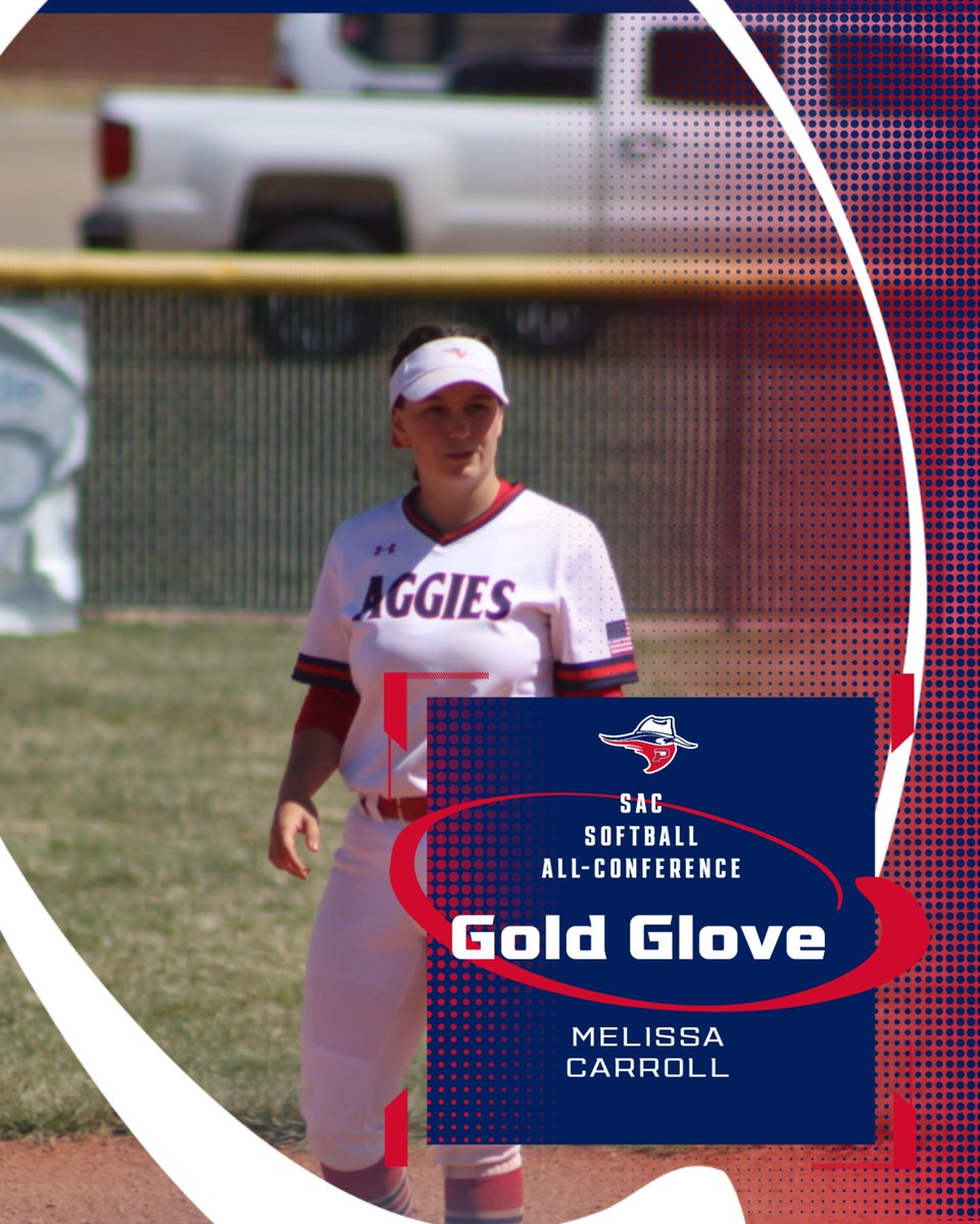 Congratulations to Melissa Carroll for All-Confrence Gold Glove Winner!