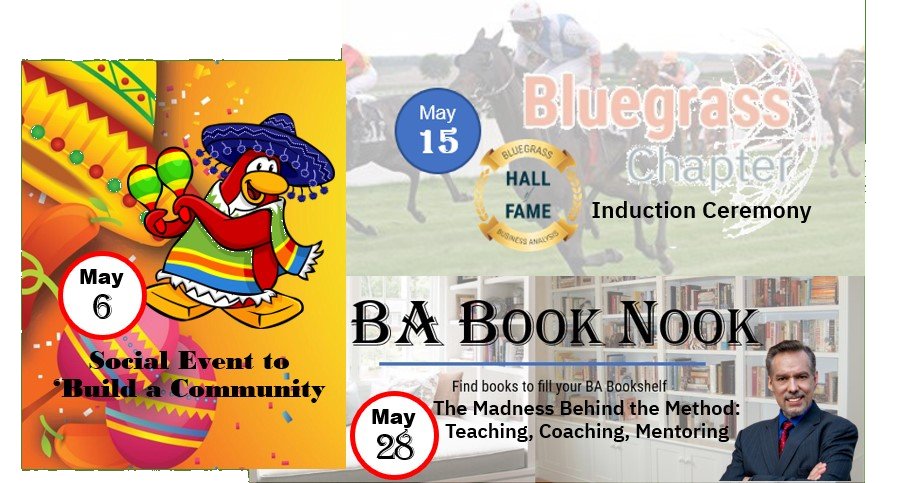 IIBABluegrass's tweet image. EARLY BIRD PRICING ENDS SOON | Business Analysis Tools &amp;amp; Techniques Course | May 21-23 | 12PM - 4:30PM EDT | 3 sessions | 17 PDHs/CDUs | @IIBABluegrass bluegrass.iiba.org/events/busines…
#businessanalysis #BAtechniques #BAtraining #iiba-bluegrass #BAskills