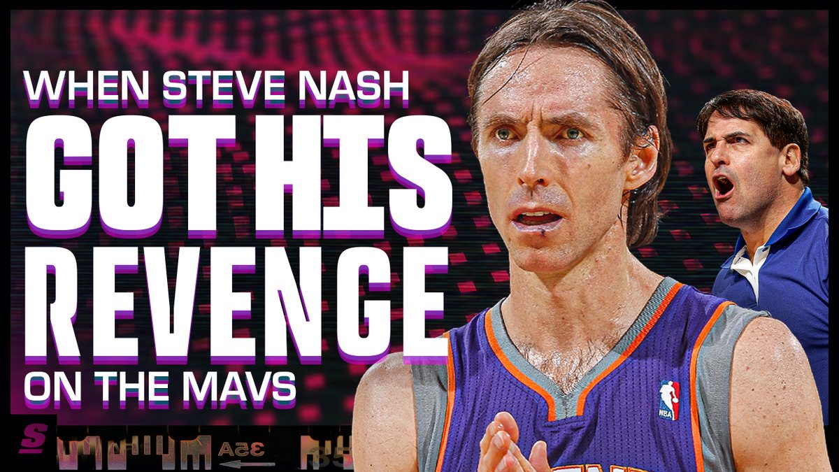 When the Suns and Mavs met in the 2005 playoffs, Steve Nash was out for REVENGE. 😤 youtu.be/S_cakgrpSHM