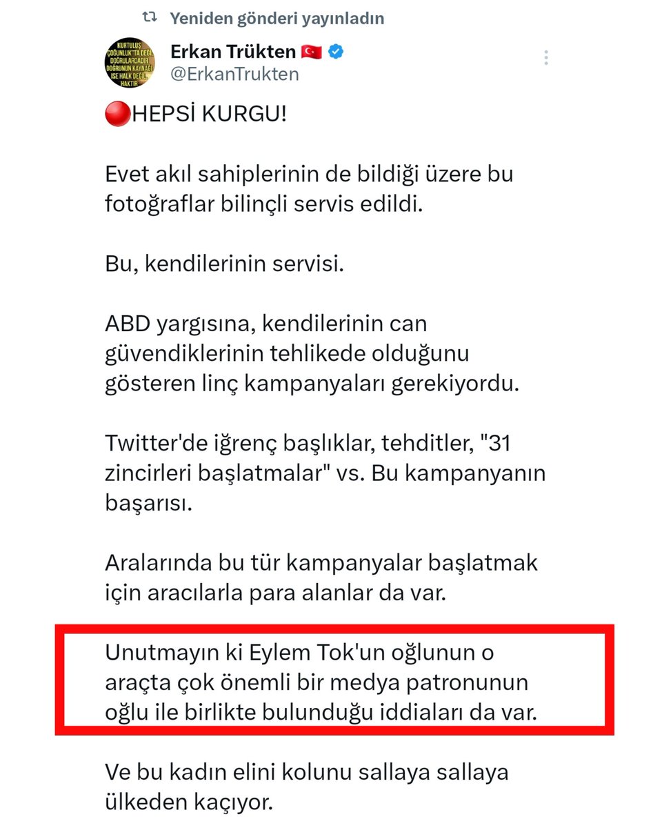 O KAZADA MEDYA PATRONU DEMİRÖREN'İN OĞLU'NUN ROLÜ NE?

Dediğimiz gibi! Yıldırım Demirören'in oğlunun da Eylem Tok ve Oğlunun karıştığı o işin içinde olduğu belgeleri paylaşılıyor!

Gazeteci <a href="/rojdaaltintas/">rojda altintaş</a>
PATRON BASKISINA UĞRAMIŞ!

Bir komplo daha gerçek oldu Sn. <a href="/OzlemGurses/">Özlem Gürses</a>