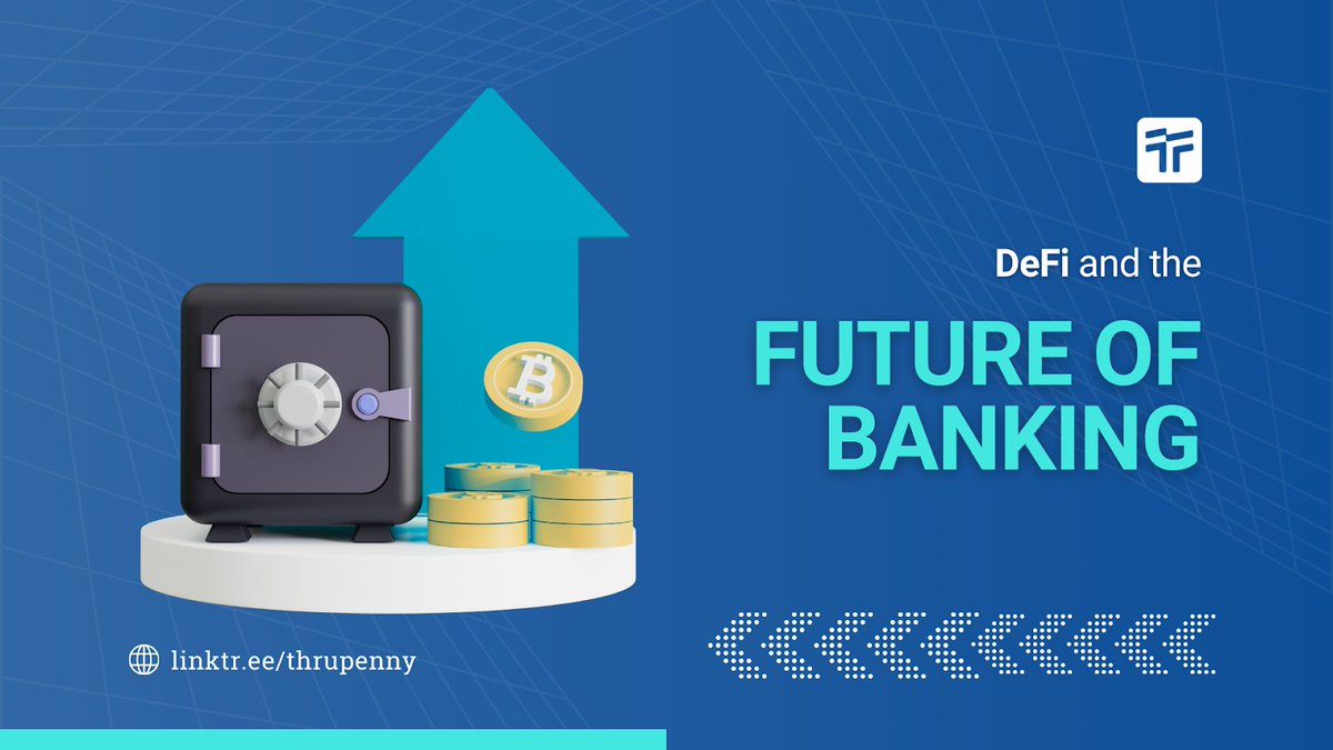 Looking Forward with Thrupenny 🤝🏼 Revolutionize traditional #Banking with the power of #DeFi and #Thrupenny! 🚀 Read more here 🎲 bit.ly/3Qnib2H