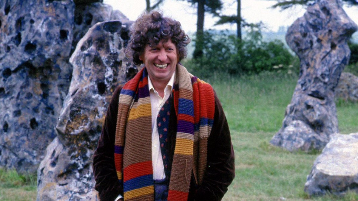 Tom Baker during 'The Stones of Blood'. #TomBaker #DoctorWho #FourthDoctor