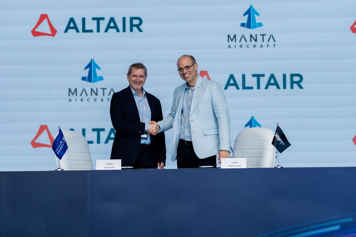 Manta Aircraft ottiene il supporto di Altair dlvr.it/T6V9XD