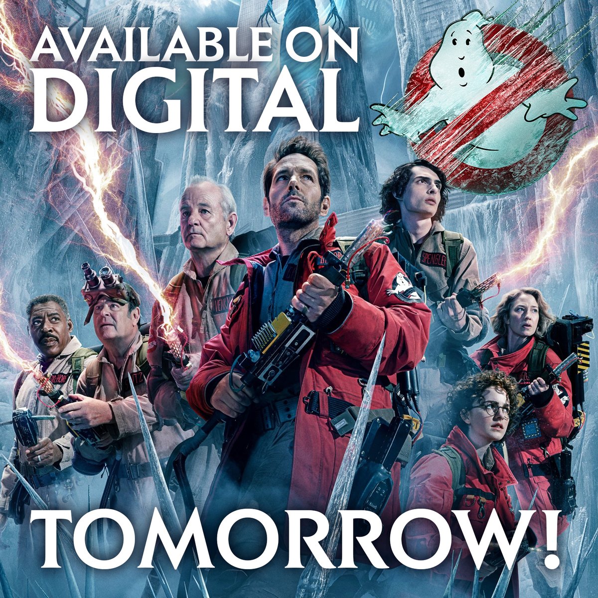 Ghostbusters: Frozen Empire releases on digital tomorrow! 👻 FULL FEATURE: ghostbustersnews.com/2024/05/06/gho…